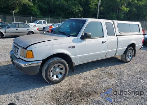 2002 Ford Ranger Super Cab from USA, damaged, VIN 1FTYR14U02TA29477